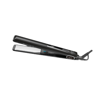 Plancha de cabello gama italy se titanium oxy active led negra