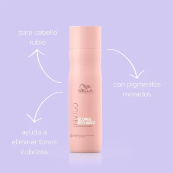 Shampoo Wella Cabello Rubio Invigo Blonde Recharge 250ml